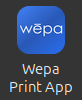 Linux Wepa Print App shortcut